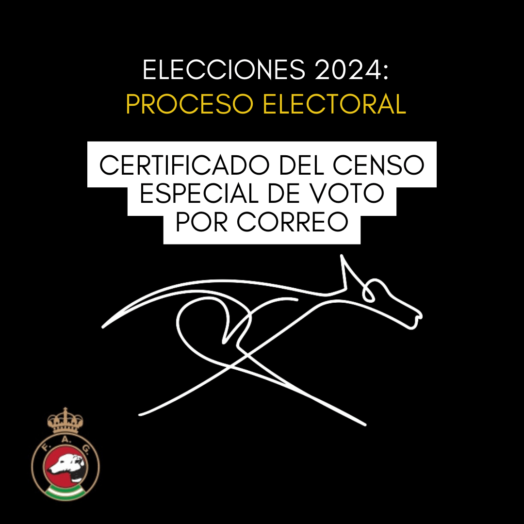 CERTIFICADO DEL CENSO ESPECIAL DE VOTO POR CORREO - 2024