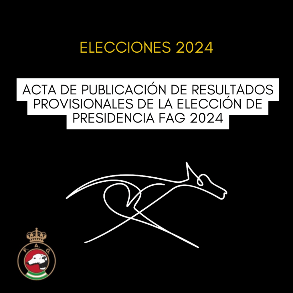 ACTA DE PUBLICACIÓN DE RESULTADOS PROVISIONALES DE LA ELECCIÓN DE PRESIDENCIA FAG 2024