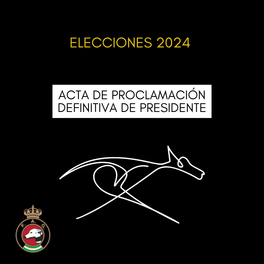 Acta de proclamación definitiva de presidente - FAG 2024