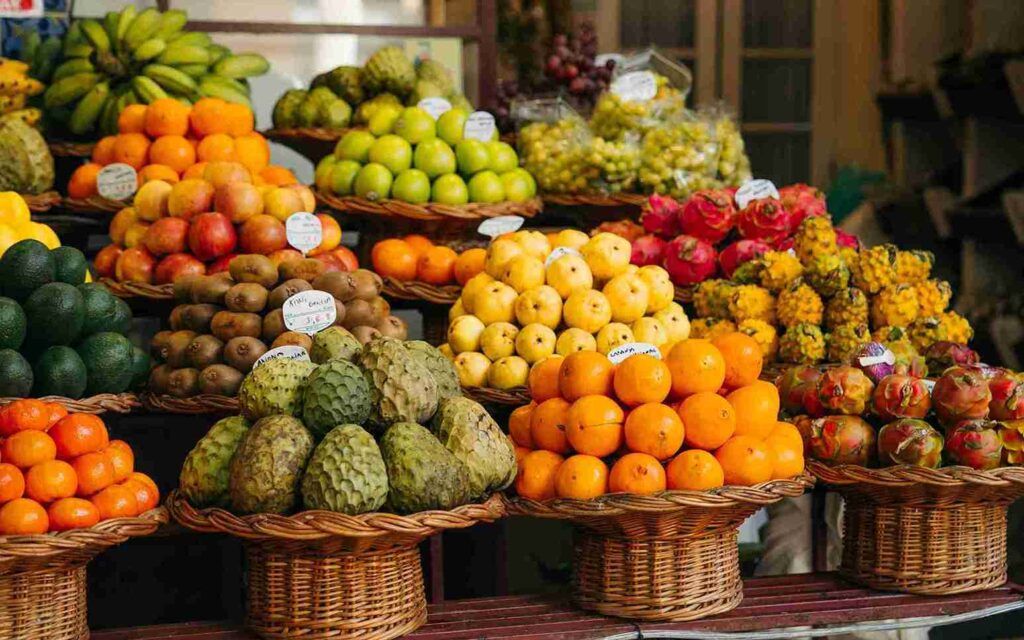 En la dieta para galgos podemos incluir frutas como las que vemos en esta imagen: naranjas, manzanas, entre otras.
