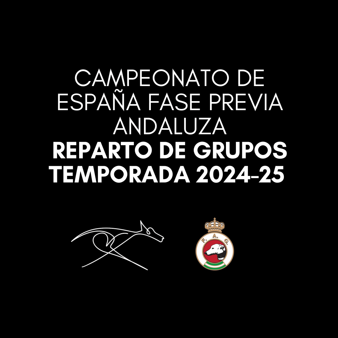 CAMPEONATO DE ESPAÑA FASE PREVIA ANDALUZA - REPARTO DE GRUPOS TEMPORADA 2024-25