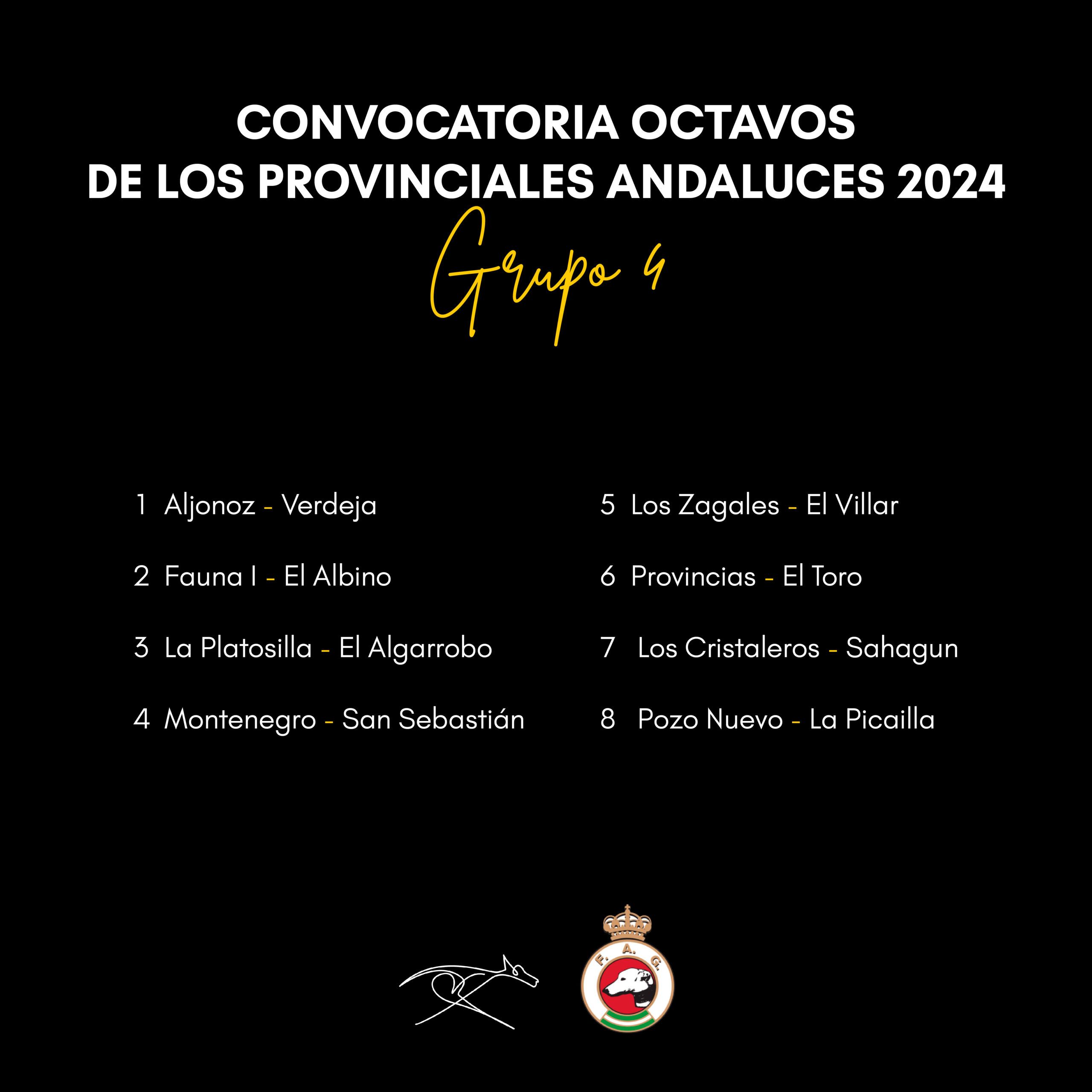 Convocatorias octavos 2024 - Grupo 4