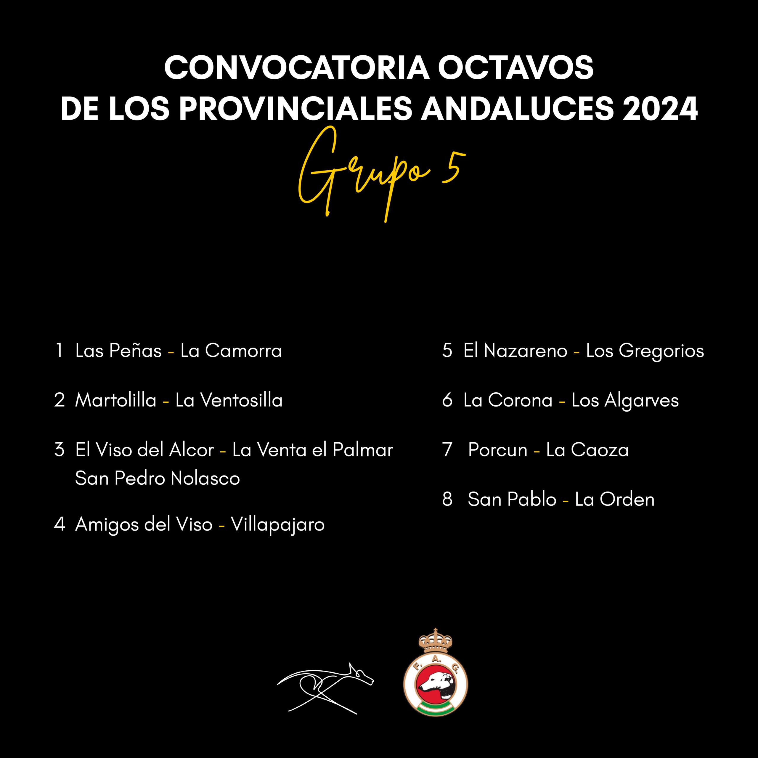 Convocatorias octavos 2024 - Grupo 5