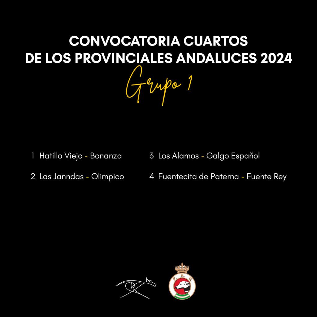 Convocatorias cuartos 2024 - Grupo 1