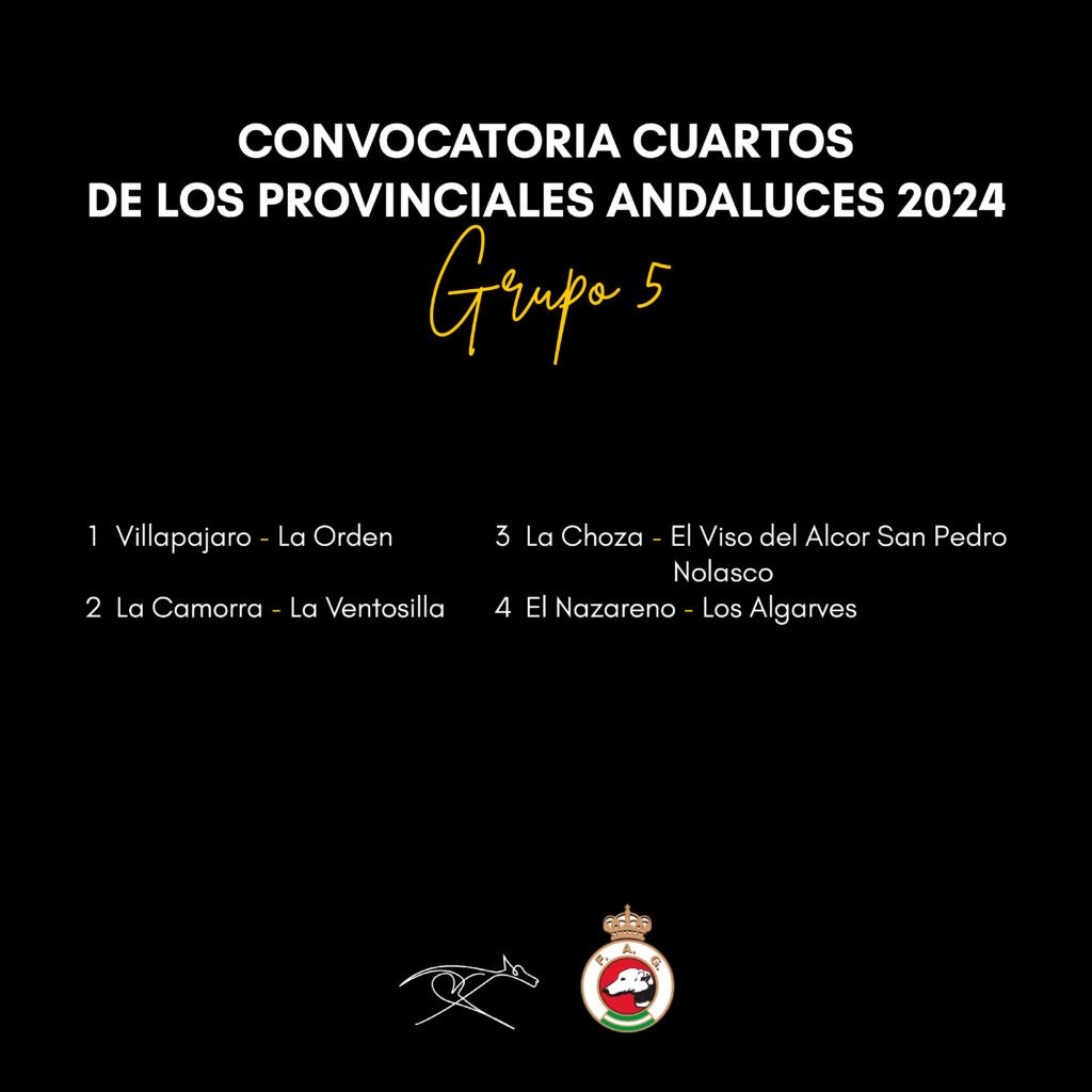 Convocatorias cuartos 2024 - Grupo 5