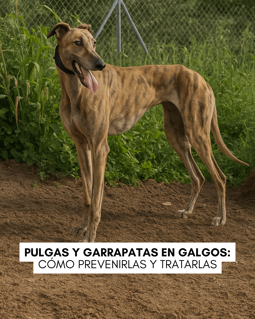 Pulgas y garrapatas en galgos: cómo prevenirlas y tratarlas