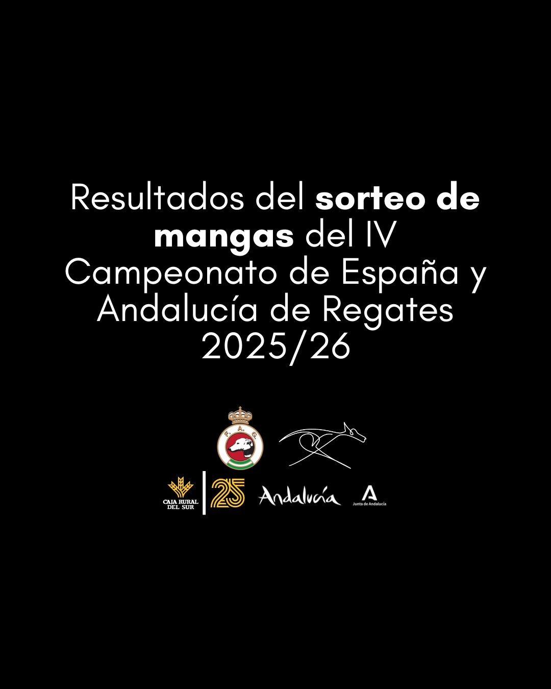 Resultados del sorteo de mangas del IV Campeonato de España y Andalucía de Regates