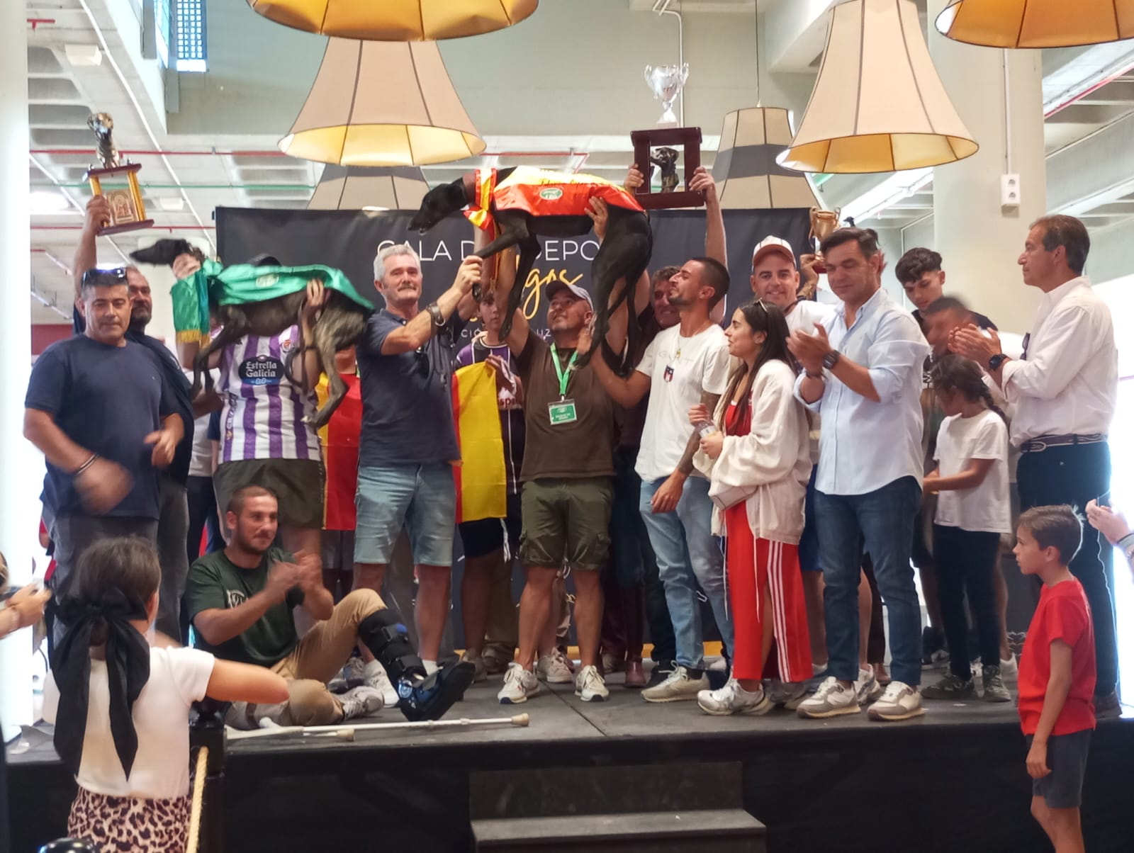 Imagen recogida de trofeos