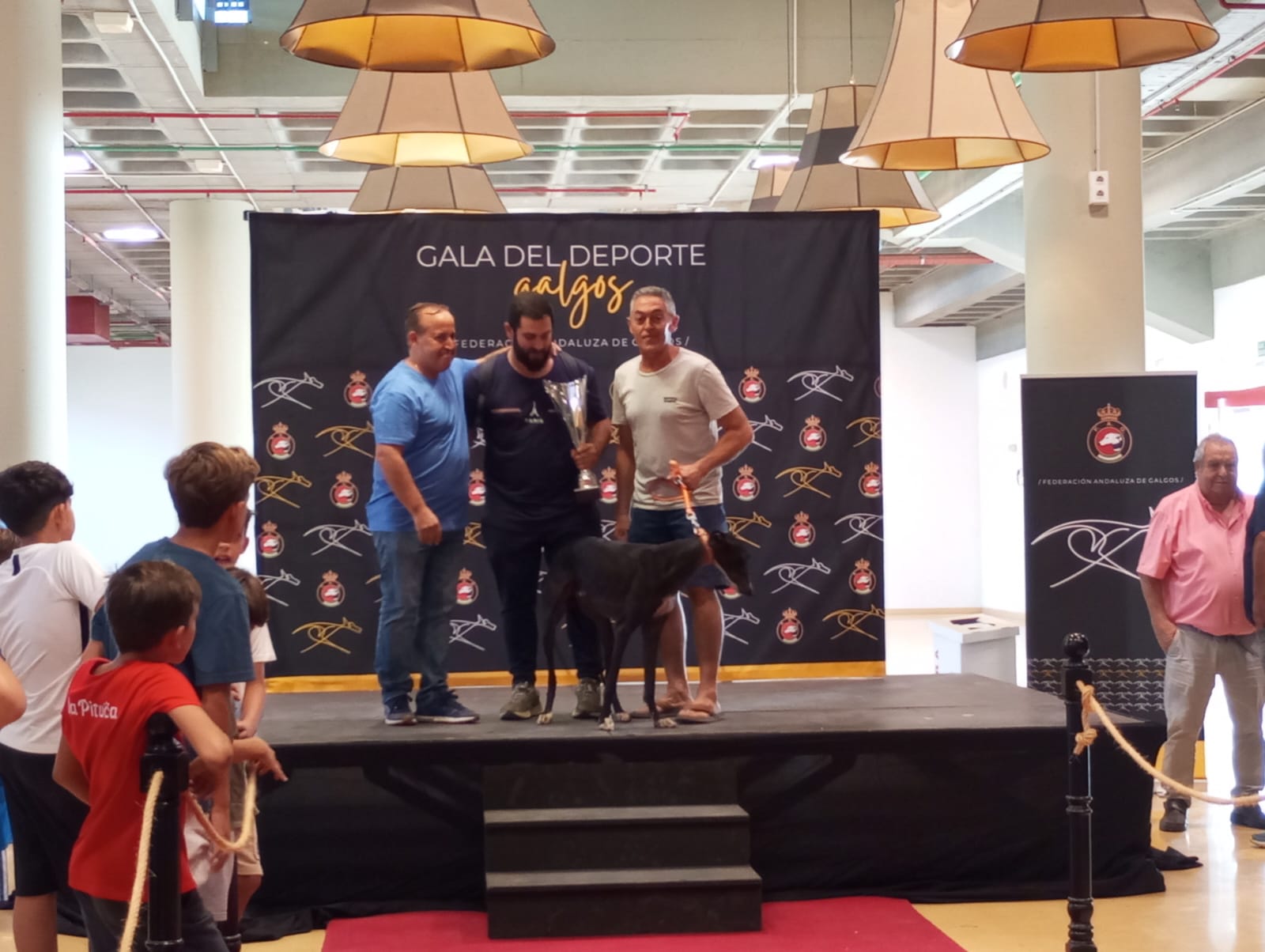 Imagen recogida de trofeos